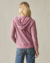 Women's Lightweight Full Zip - Bonfire Red Heather